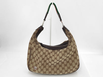 GUCCI Sherry GG Canvas One-Shoulder Handbag