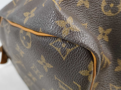 LOUIS VUITTON Monogram Speedy 30 Boston Bag