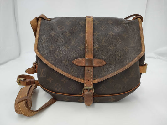 LOUIS VUITTON Monogram Saumur 30 Shoulder Bag