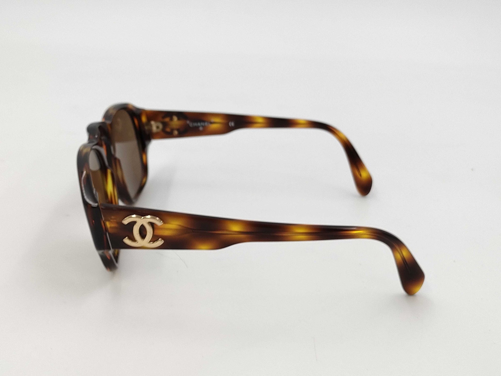 CHANEL Coco Mark Chanel Coco Mark Brown Sunglasses Sunglasses and Glasses