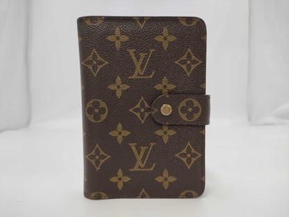 LOUIS VUITTON Monogram Porte Papier Zip Bifold Monogram Wallet
