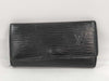 LOUIS VUITTON Epi Multicle Black 4-Ring Key Case/Key Holder