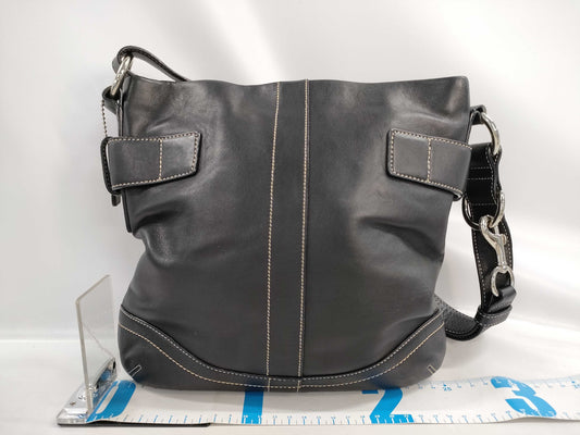 COACH Leather Black 1452 Shoulder Bag