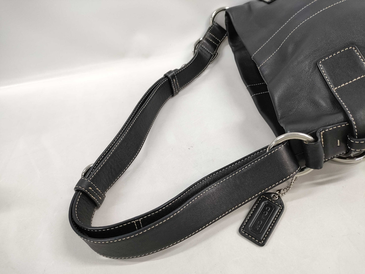 COACH Leather Black 1452 Shoulder Bag