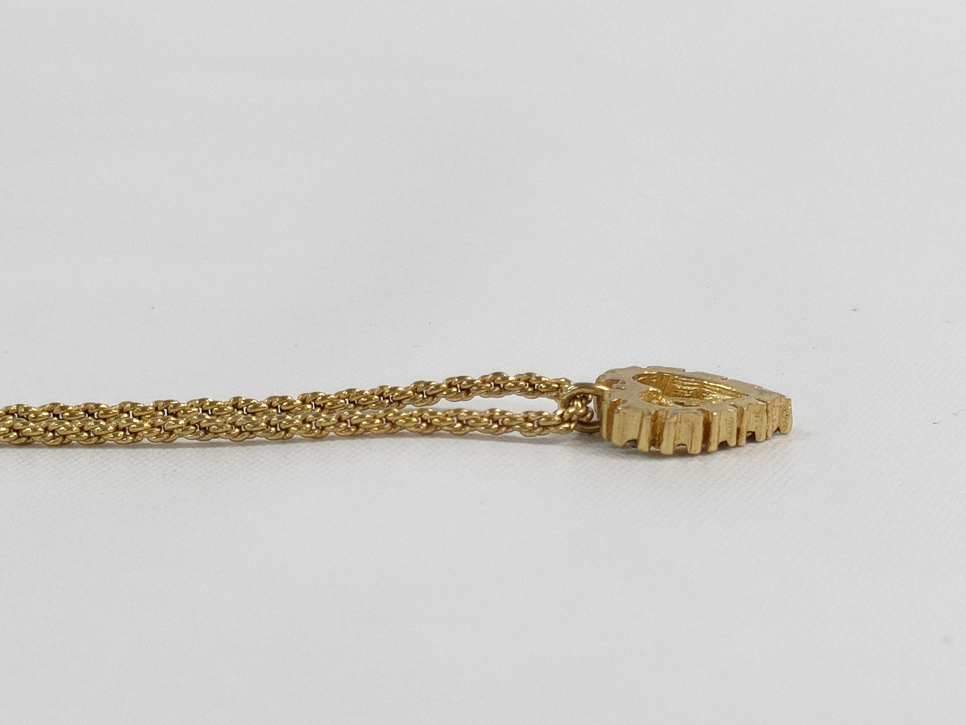 Dior Heart Rhinestone Necklace