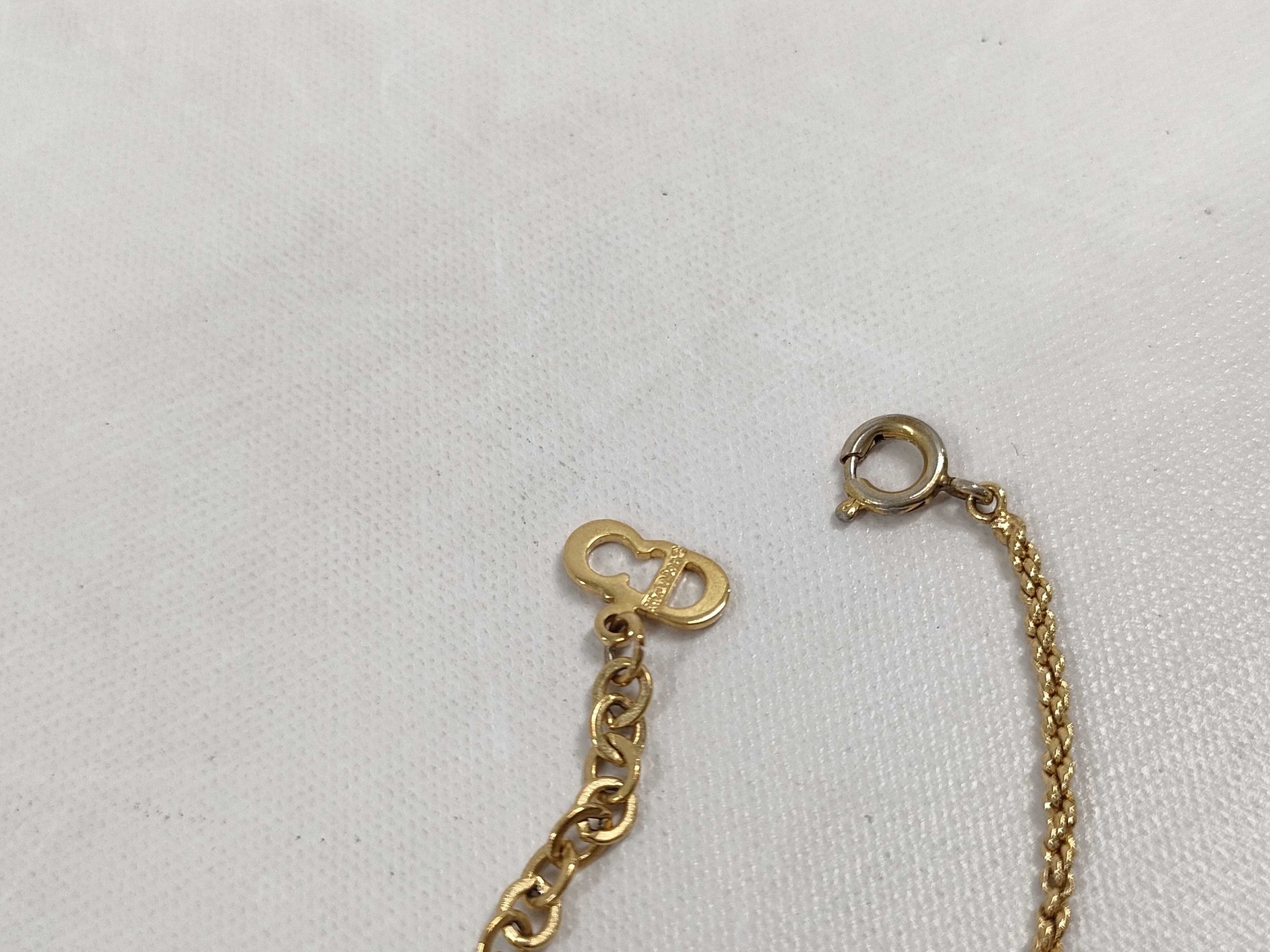 Dior Heart Rhinestone Necklace