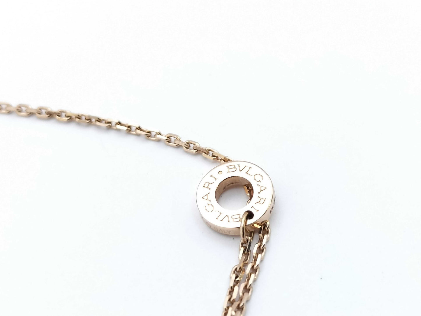 BVLGARI Diva Dream ML Carnelian PG Au750 3.1g Necklace 