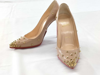 Christian Louboutin Studded High Heel Pumps, Size 36
