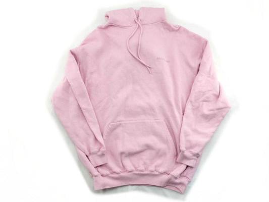 BALENCIAGA Logo Print Hoodie Top