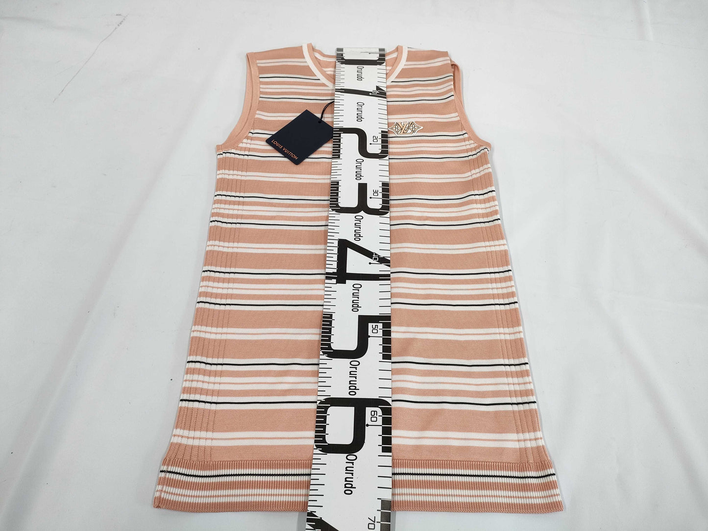 LOUIS VUITTON LOUIS VUITTON Louis Vuitton Silk Henley Neck Tank Top M Tops