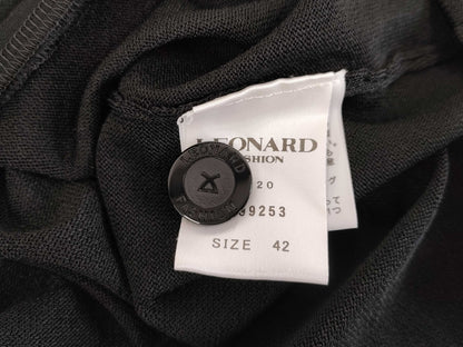 LEONARD Paisley Trim Cardigan, Size 42