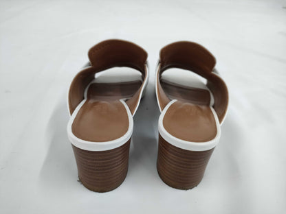 HERMES Alma Sandals, Size 38 1/2