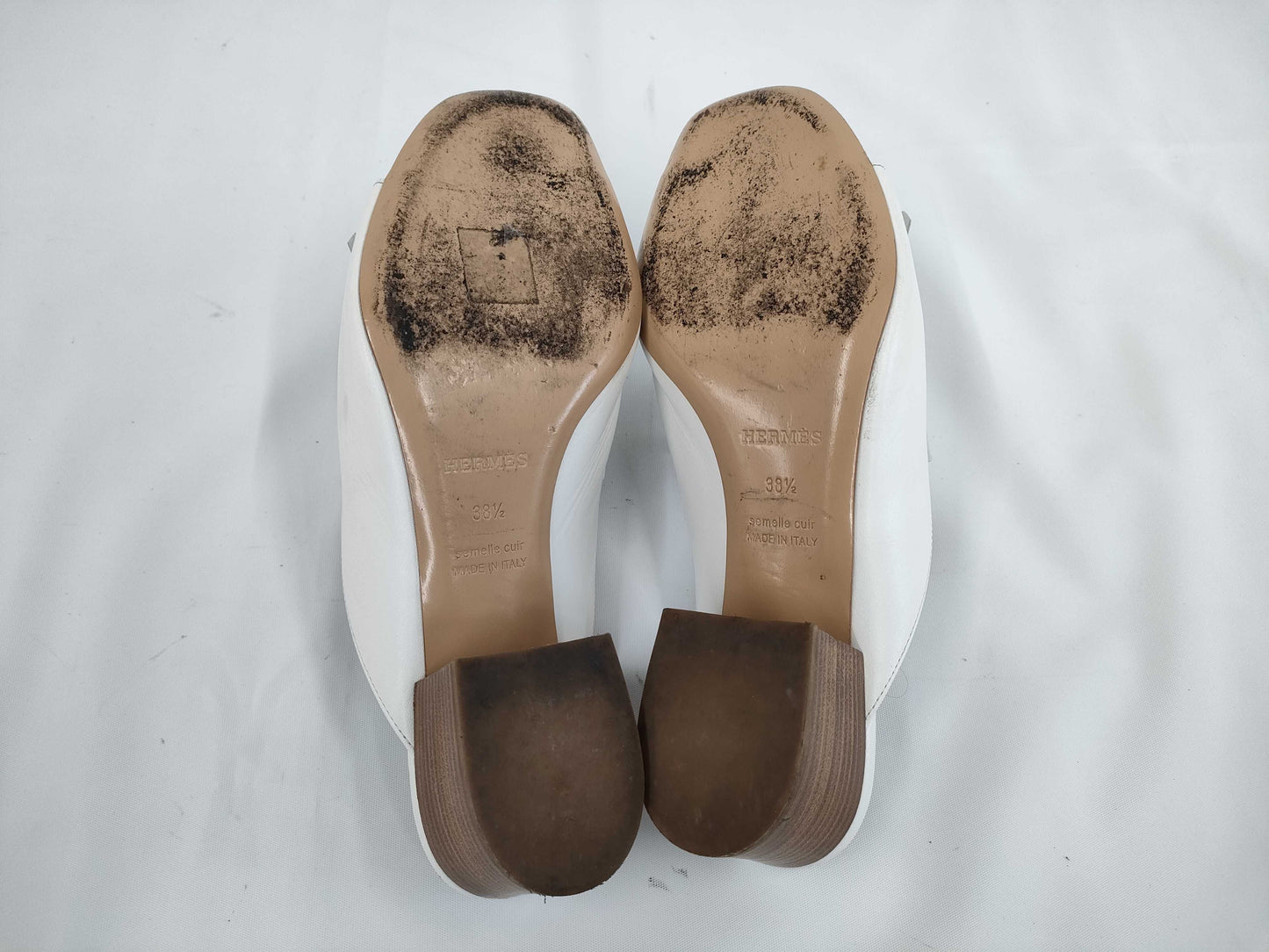 HERMES Alma Sandals, Size 38 1/2