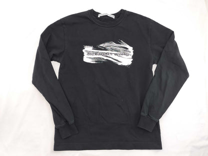 ALEXANDER WANG Logo Long Sleeve T-Shirt Tops