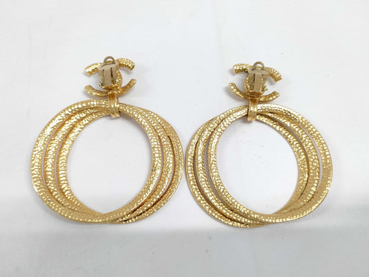 CHANEL CHANEL Earrings Circle Earrings