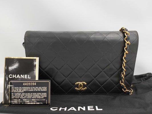 CHANEL CHANEL Matelasse Shoulder Bag Push Lock Shoulder Bag