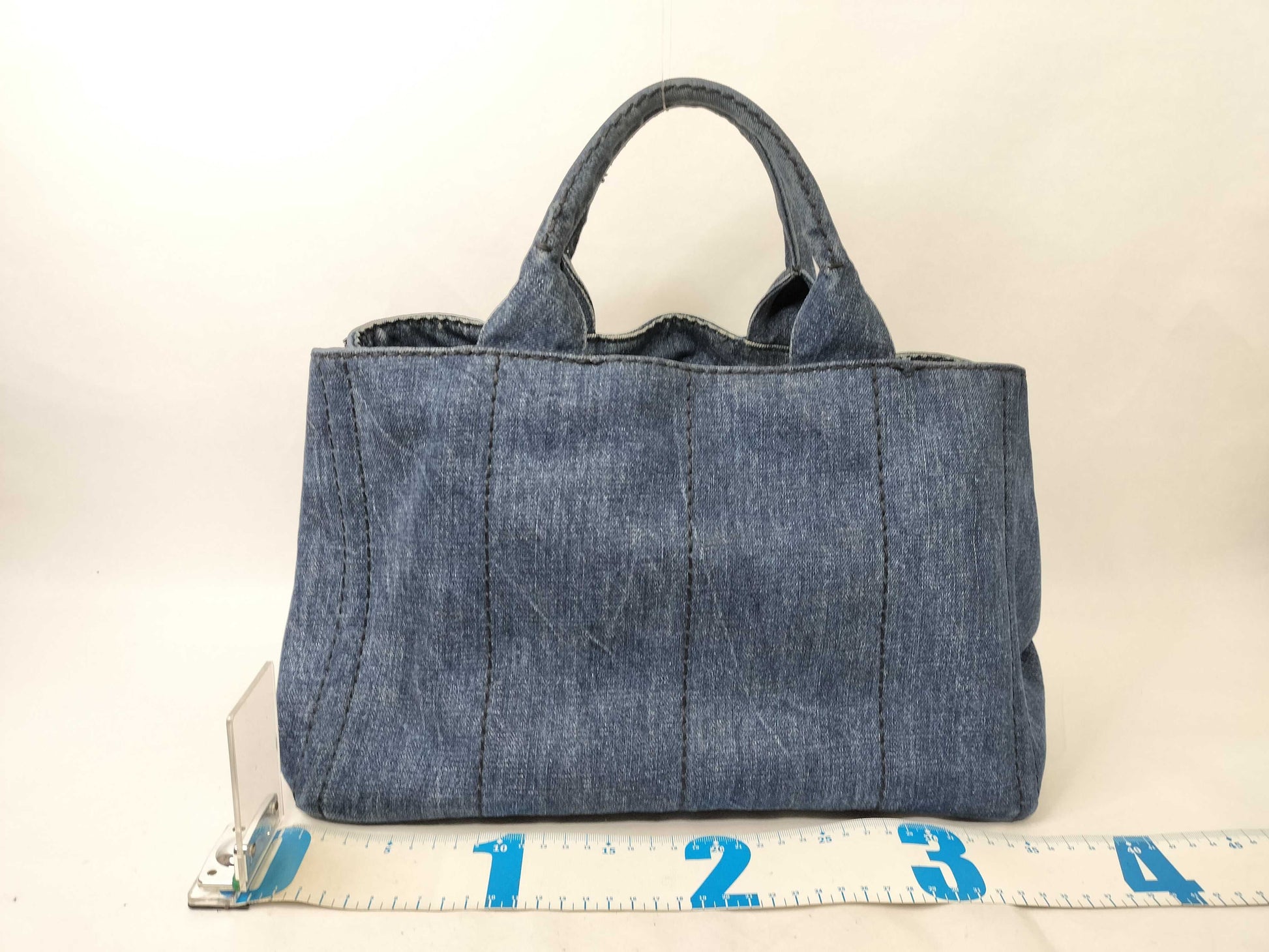 PRADA PRADA Canapa Handbag Denim Handbag