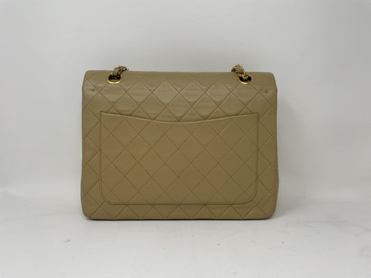 CHANEL CHANEL Shoulder Bag Matelasse Double Flap Beige Shoulder Bag
