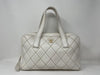 CHANEL CHANEL Handbag Wild Stitch White Matelasse Handbag