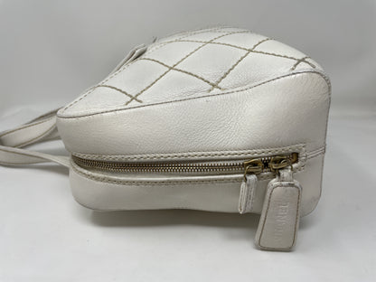 CHANEL CHANEL Handbag Wild Stitch White Matelasse Handbag