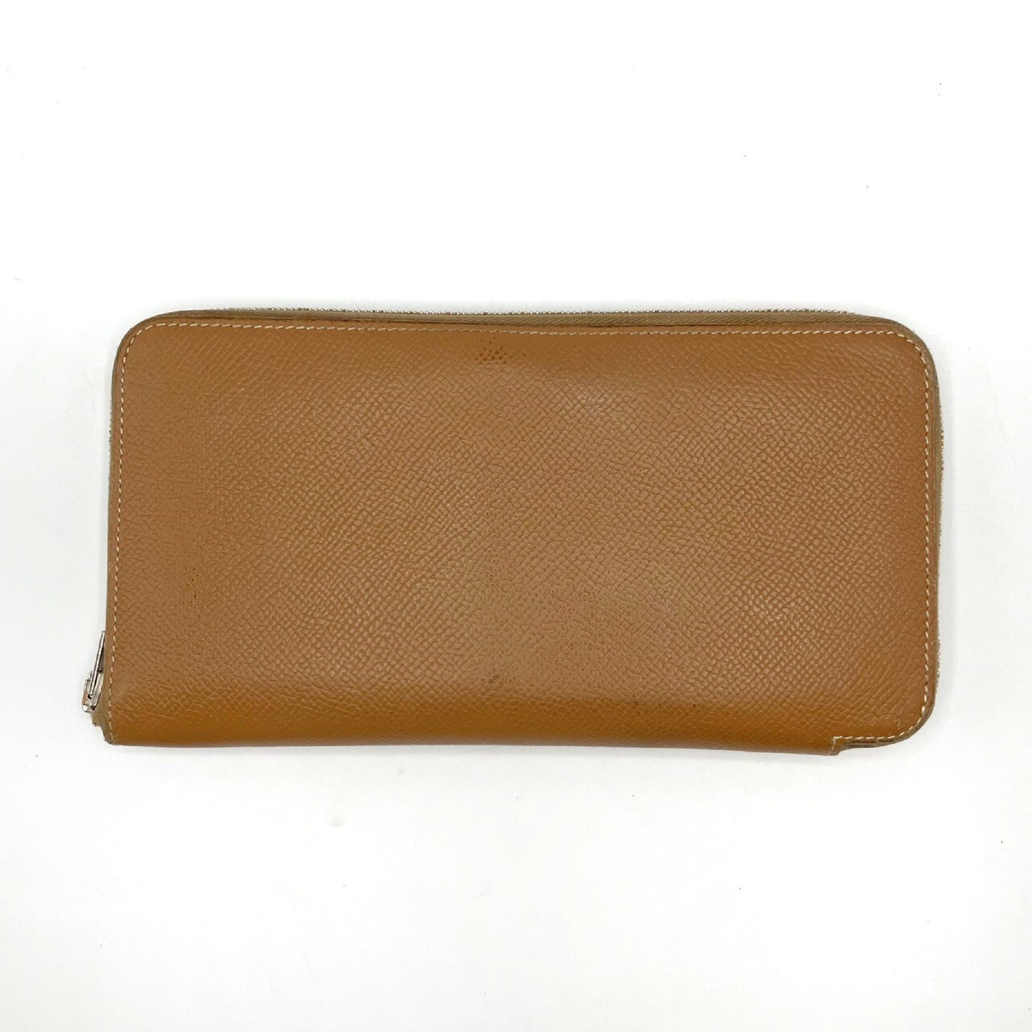 HERMES Azap Long Silk-in Round Zipper Long Wallet Engraved □O Wallet