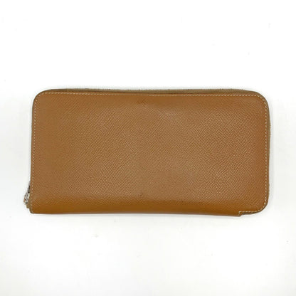 HERMES Azap Long Silk-in Round Zipper Long Wallet Engraved □O Wallet