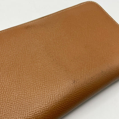 HERMES Azap Long Silk-in Round Zipper Long Wallet Engraved □O Wallet