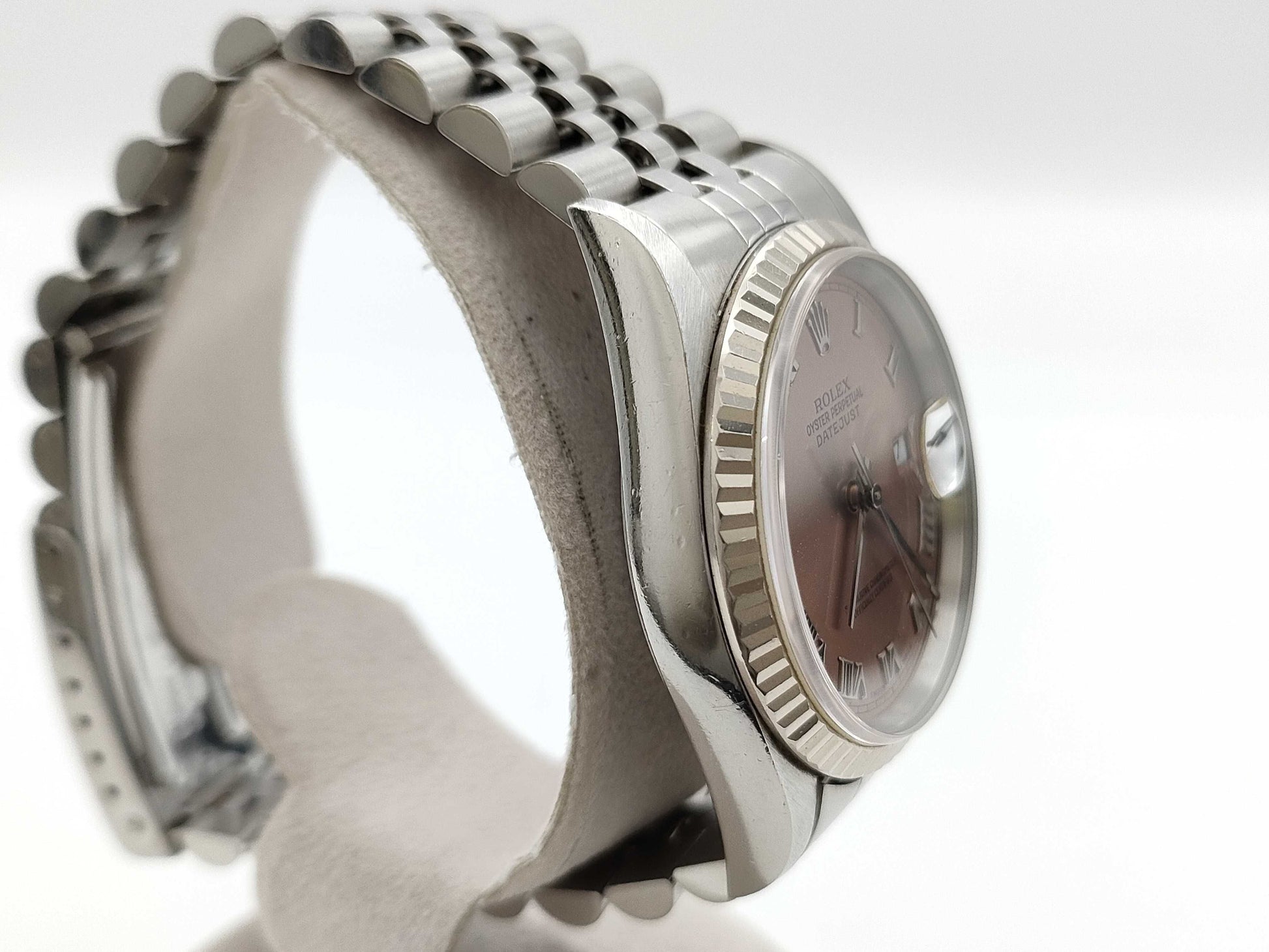 ROLEX Datejust 16234 A155126 Pink Dial Boys' Watch