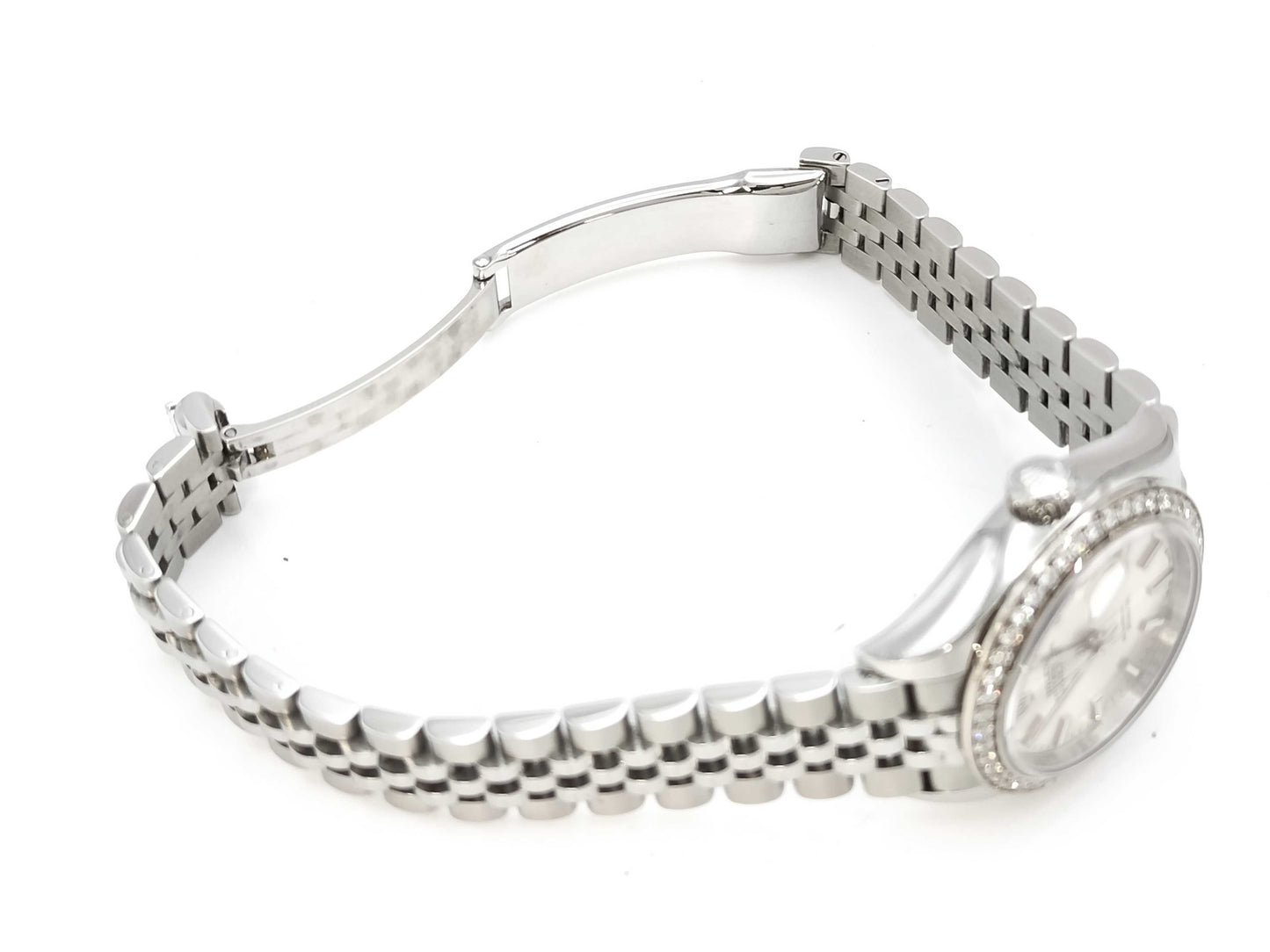 ROLEX Datejust 279384RBR 7895J680 Silver Dial Women's Watch