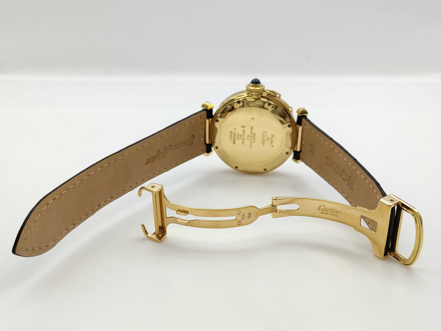 Cartier Pasha Moonphase W3000151 30001 T100089 Automatic 18K Gold Men's Watch