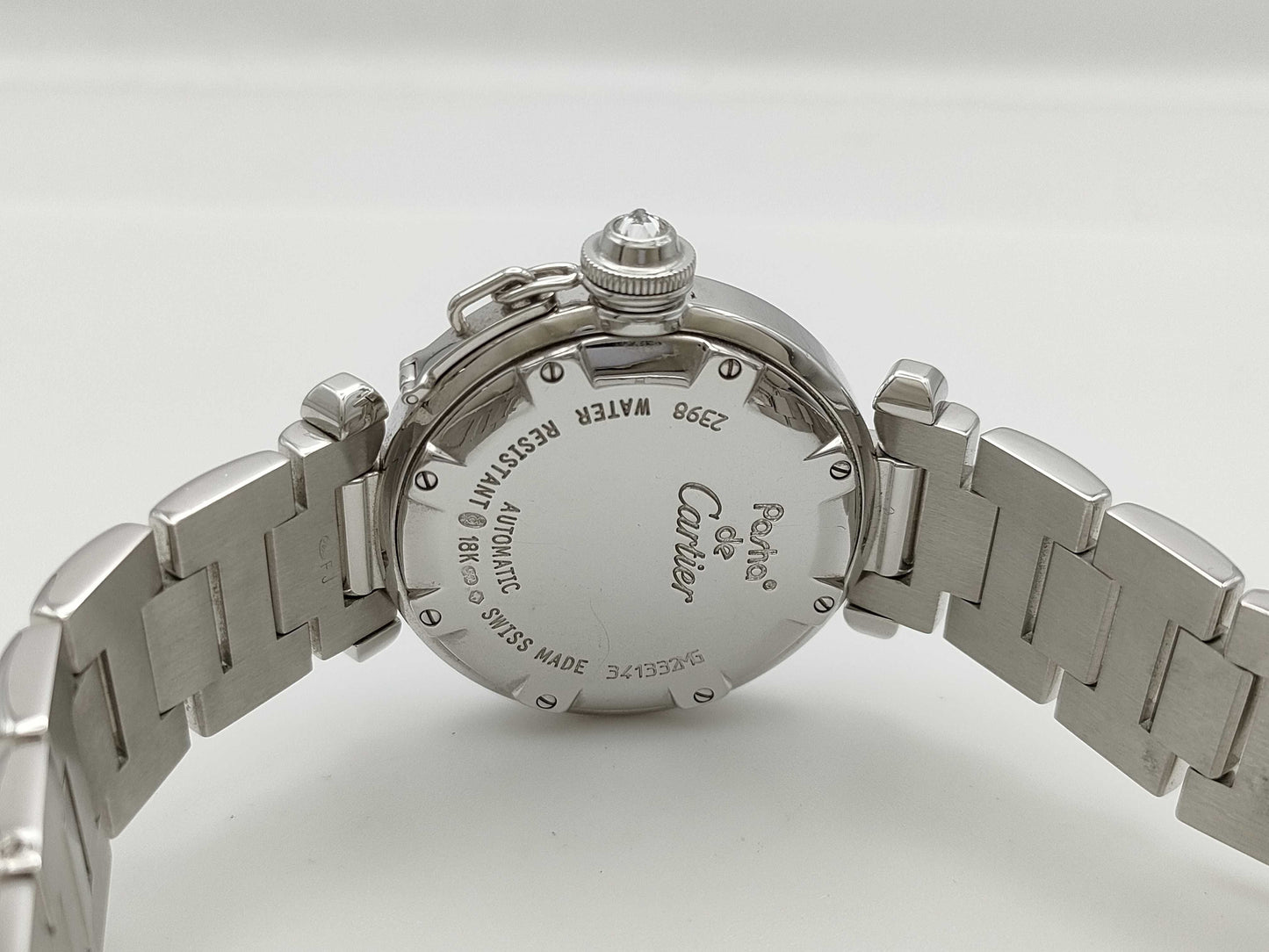 Cartier Pasha MJ1075M9 2398 341332MG Automatic 18K Gold Men's Watch