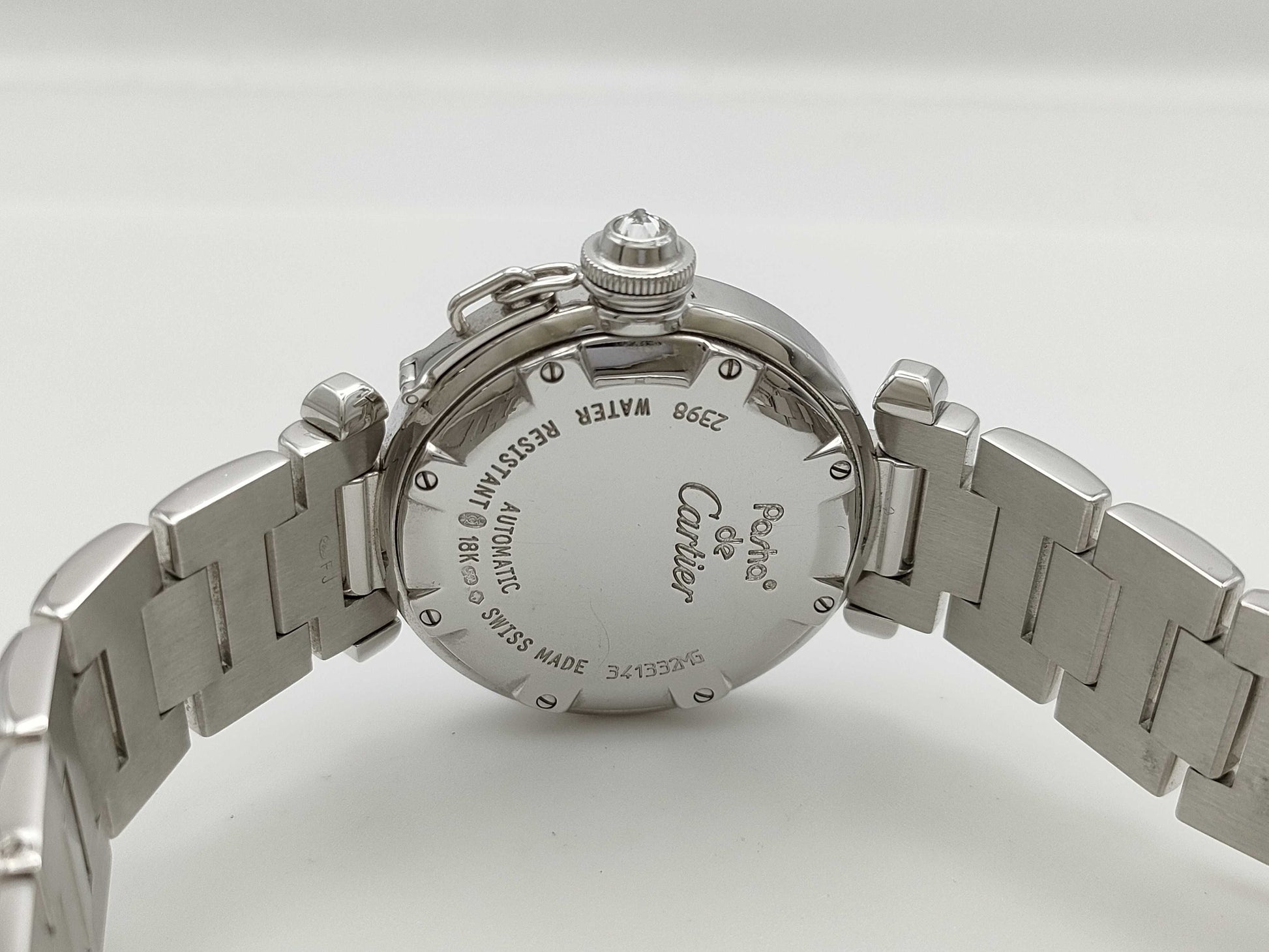 Cartier Pasha MJ1075M9 2398 341332MG Automatic 18K Gold Men's Watch