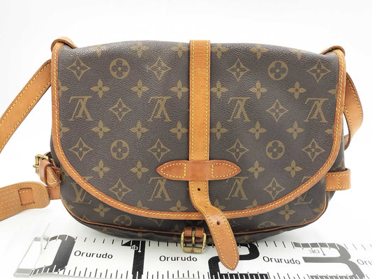 LOUIS VUITTON Monogram Saumur 30 Shoulder Bag M42256/VI0952
