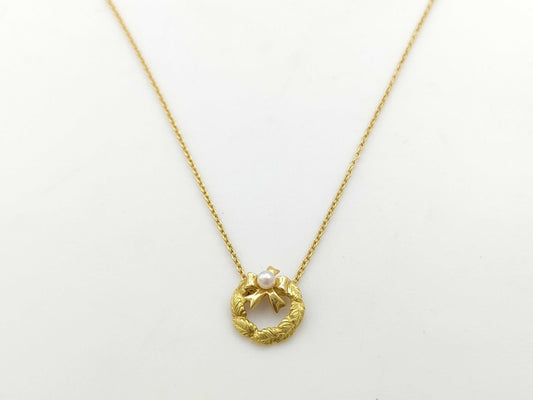 TASAKI Pearl Necklace, approx. 3.0mm diameter, 18K gold, 3.5g 