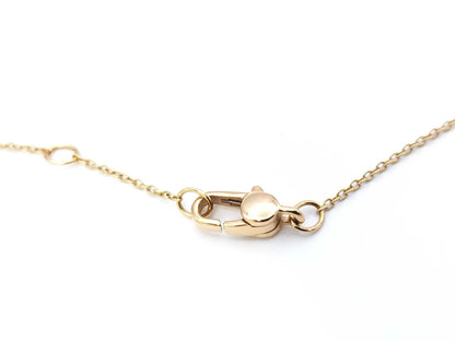 GUCCI Plated Pink Sapphire Necklace in YG 750, 5.0g 