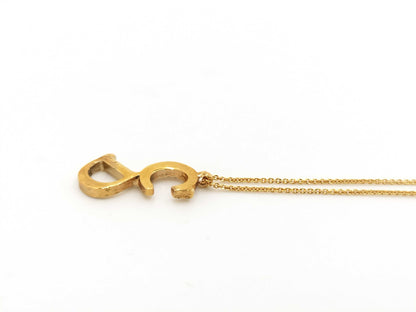 Dior CD logo necklace