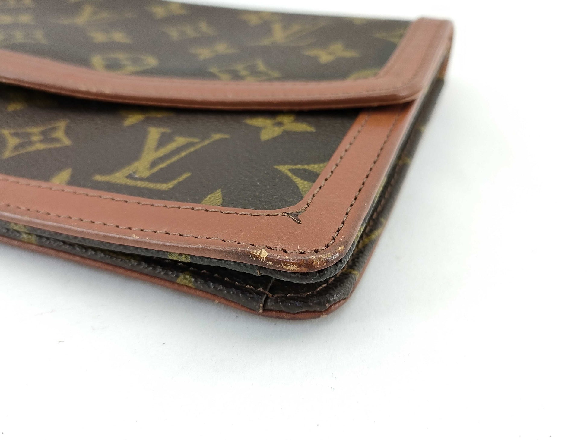 LOUIS VUITTON Monogram Pochette Dame Clutch Bag