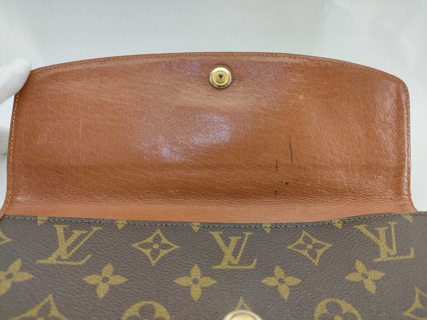 LOUIS VUITTON Monogram Pochette Dame Clutch Bag