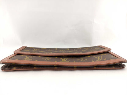 LOUIS VUITTON Monogram Pochette Dame Clutch Bag