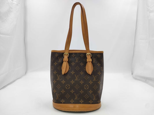 LOUIS VUITTON Monogram Bucket PM VI0050 Shoulder Bag