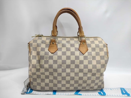 LOUIS VUITTON Speedy Bandouliere 30 Damier Azur N41373 Handbag