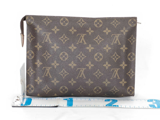 LOUIS VUITTON Monogram Monogram Pochette Toilette M47542 Pouch