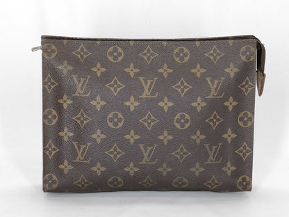 LOUIS VUITTON Monogram Monogram Pochette Toilette M47542 Pouch