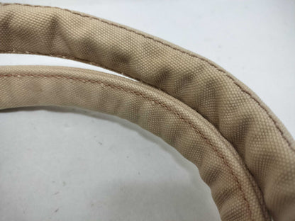 PRADA Prada Canapa Denim Handbag with Triangle Logo