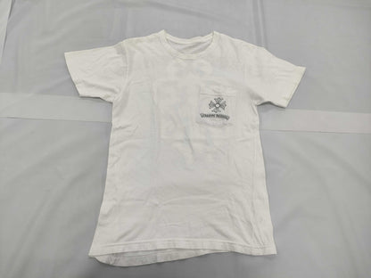 Chrome Hearts T-Shirt, Short Sleeve, Back Logo, Arch Logo, Vine Dagger, White, Small