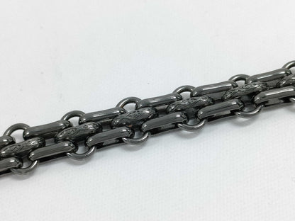 CHANEL Matelasse Chain Wallet, Navy, Silver Hardware, 29 Series