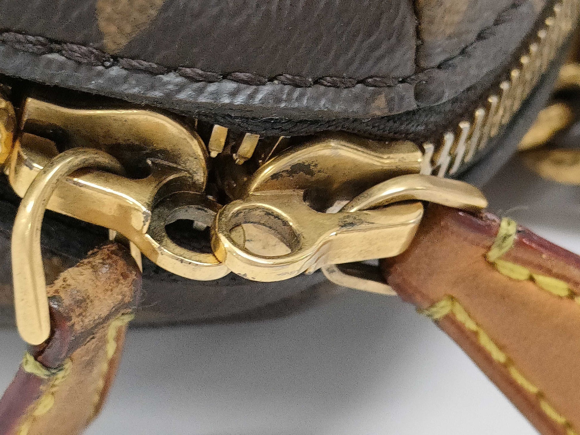 LOUIS VUITTON Monogram Speedy Chain 20 M40988 CA2173 Handbag