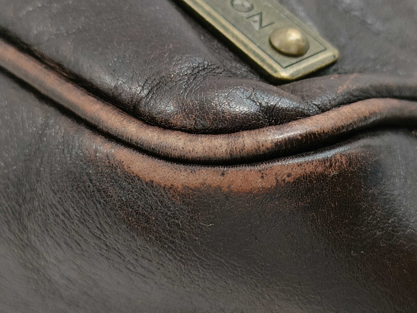 LOUIS VUITTON Cuir Soana Cabas M95691 FO1017 Tote Bag