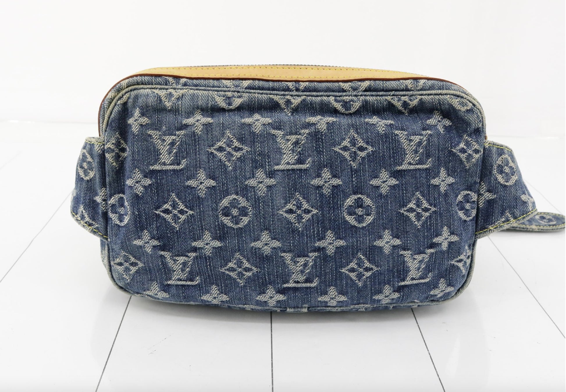 LOUIS VUITTON Mono Denim Bum Bag M95347 SR1027 Waist Bag