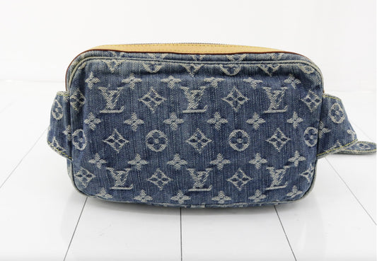 LOUIS VUITTON Mono Denim Bum Bag M95347 SR1027 Waist Bag
